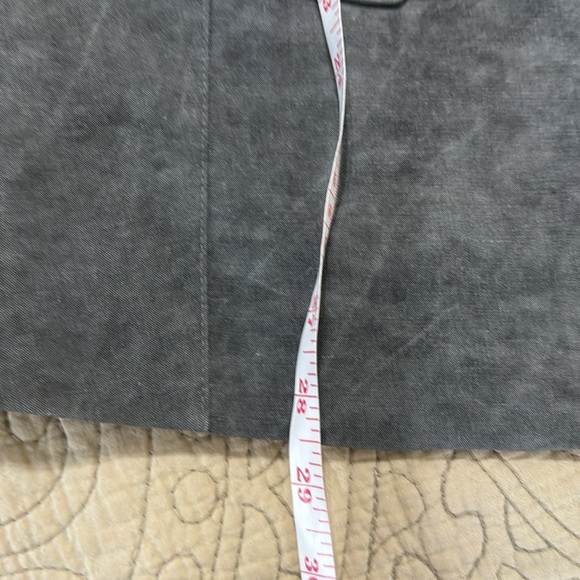 SMYTHE Slate Linen Blend One Button Closure Blazer - Picture 14 of 16